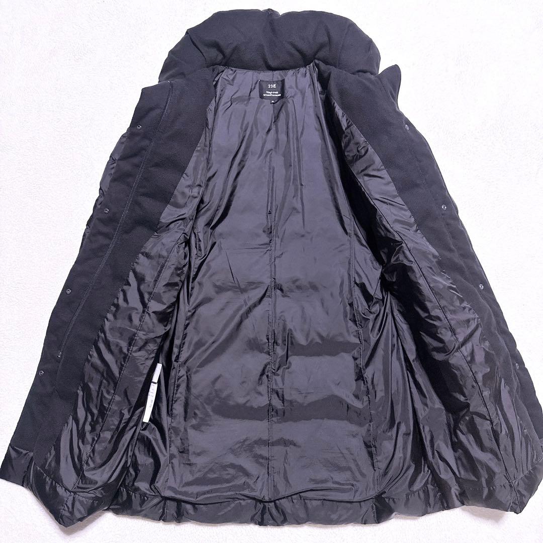 極美品】23区 ダウンコート ロング Aライン 2way 大きいサイズ L 黒