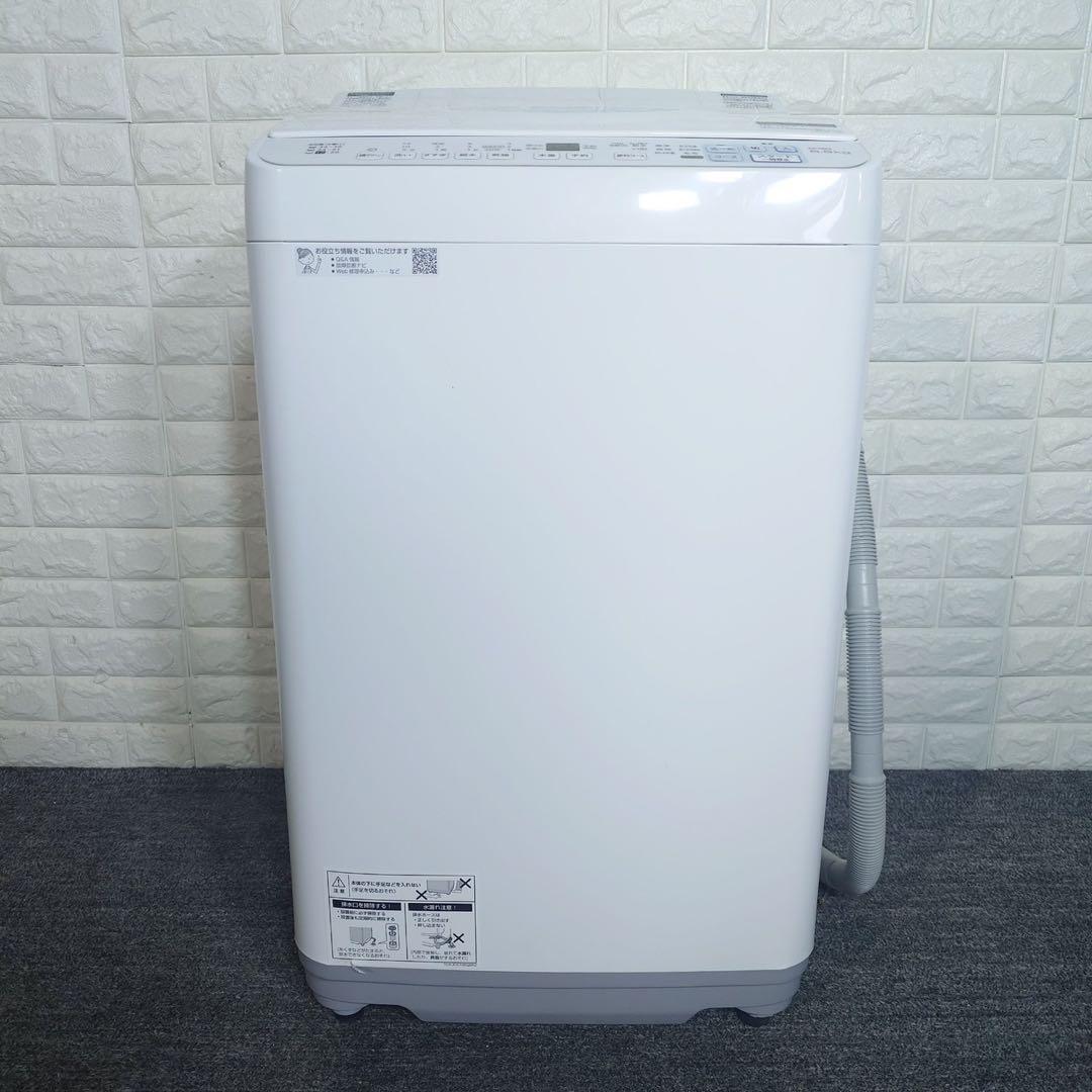 SHARP 洗濯機 ES-T6E2-W 6.5kg 2022年製 家電 D107