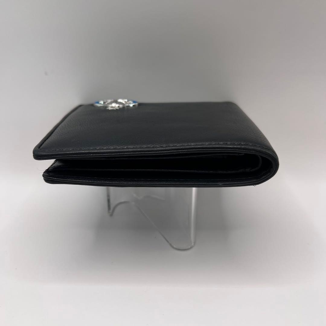 vivienne westwood 二つ折り財布 ブラック EMMA ブルー