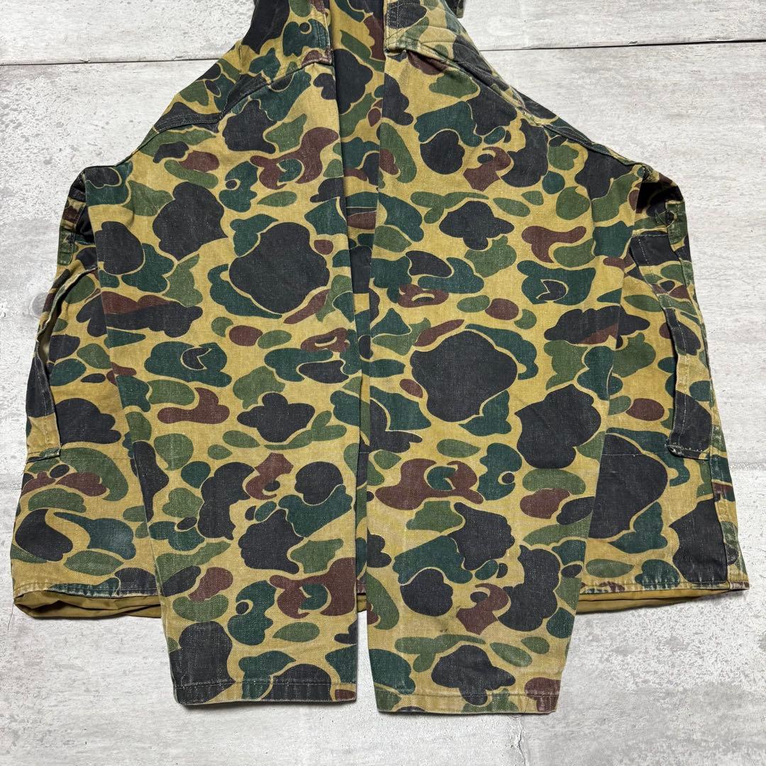 70s SAFTBAK ハンティングジャケット ダックハンターカモ カモ柄 L