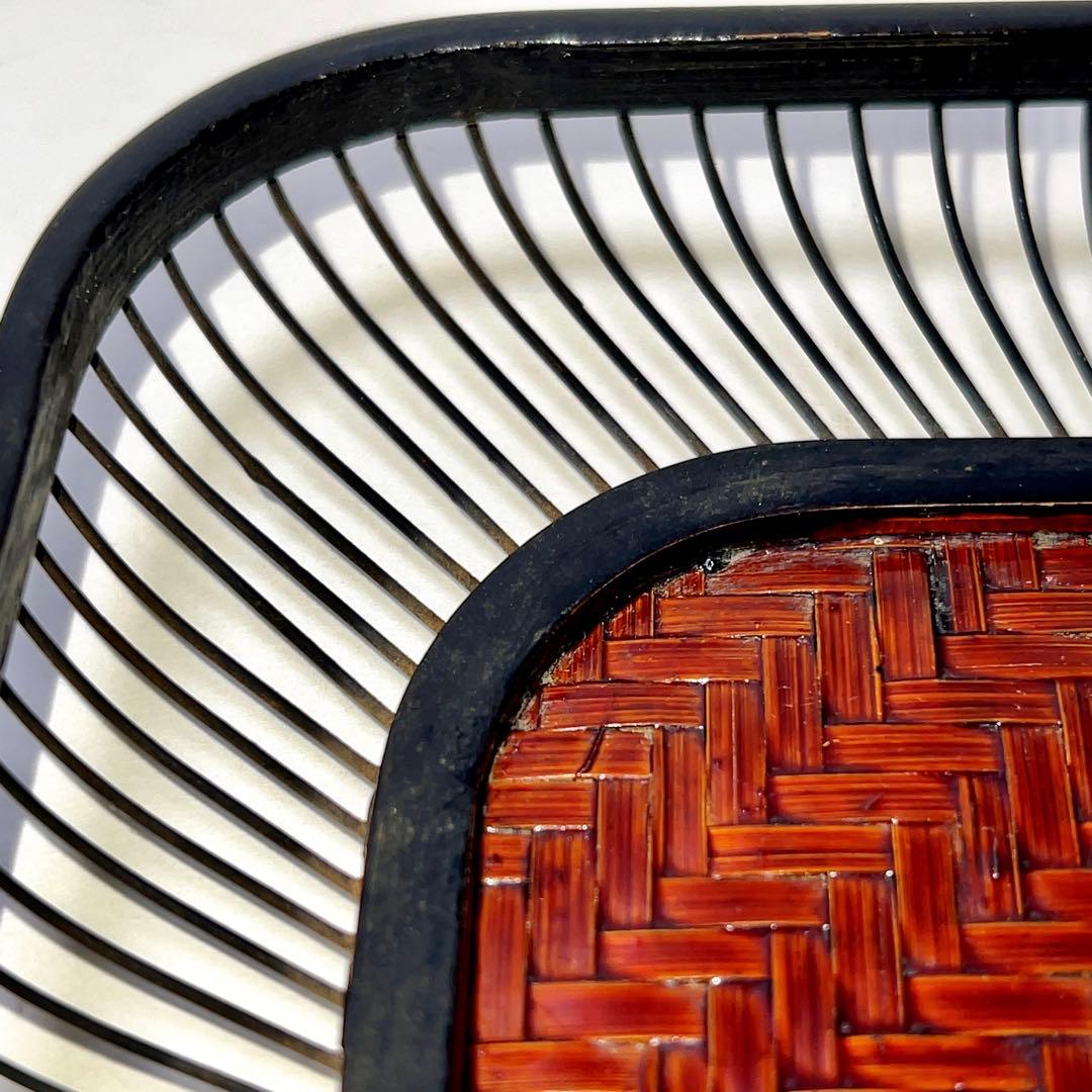 希少古物 駿河竹千筋細工 タイプ1