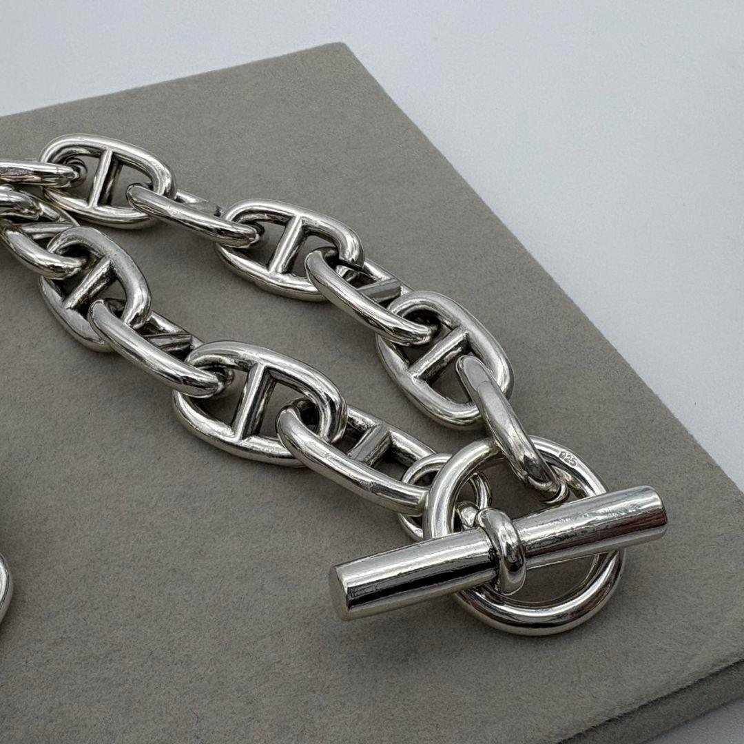 TGM シルバー 925 ネックレス シェーヌダンクル マンテル S925 刻印