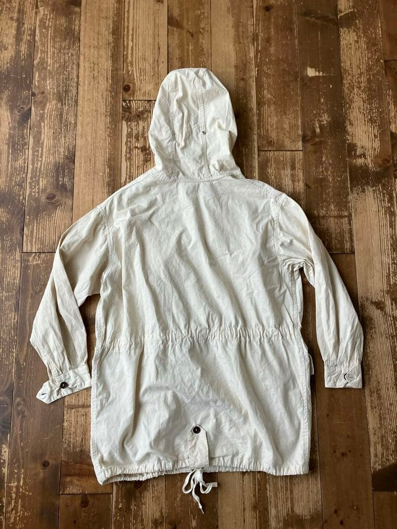 Sweden スウェーデン軍 アノラックパーカー ほぼデッドストック 25 白