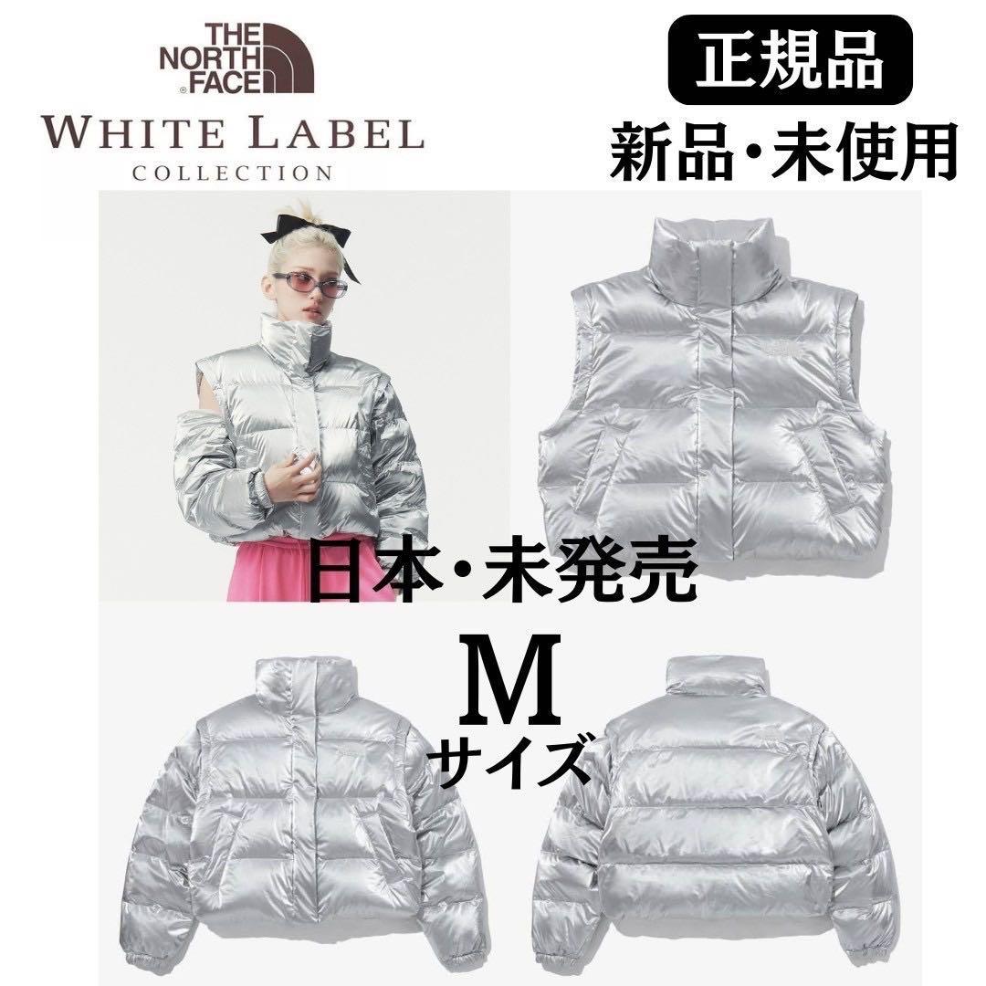 ノースフェイス ホワイトレーベル W'S グロッシー DT ダウン シルバー