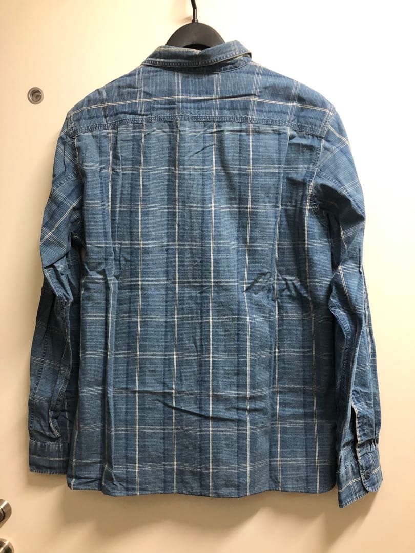 DOUBLERL RRL ヴィンテージ加工 インディゴ シャツ ジョニーデップ着