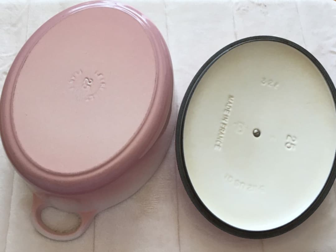 ☆レアココットオーバル25cm パウダーピンク☆