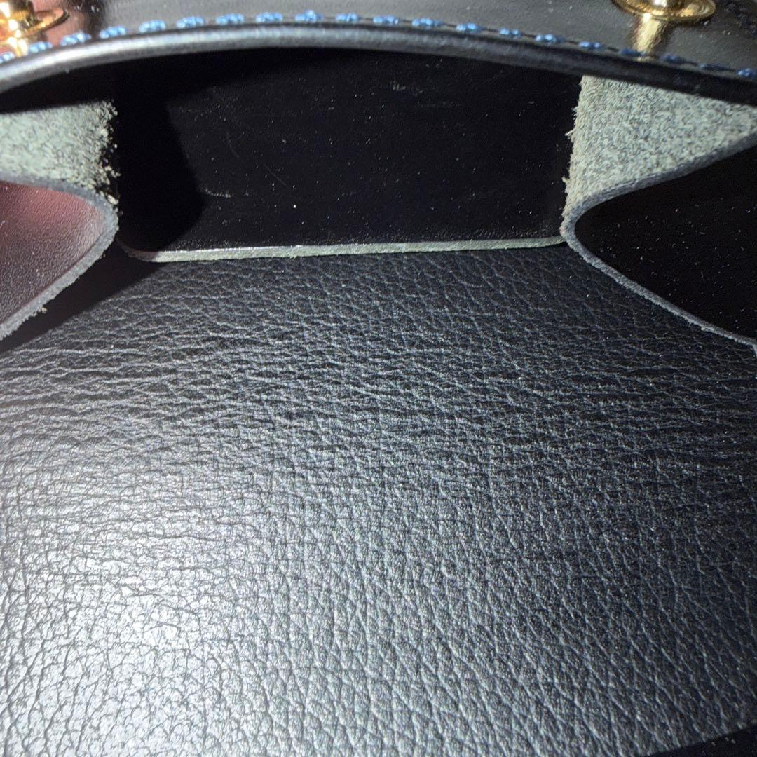 ISETAN別注 ワイルドスワンズ タング ネイビーxブラック バイカラー