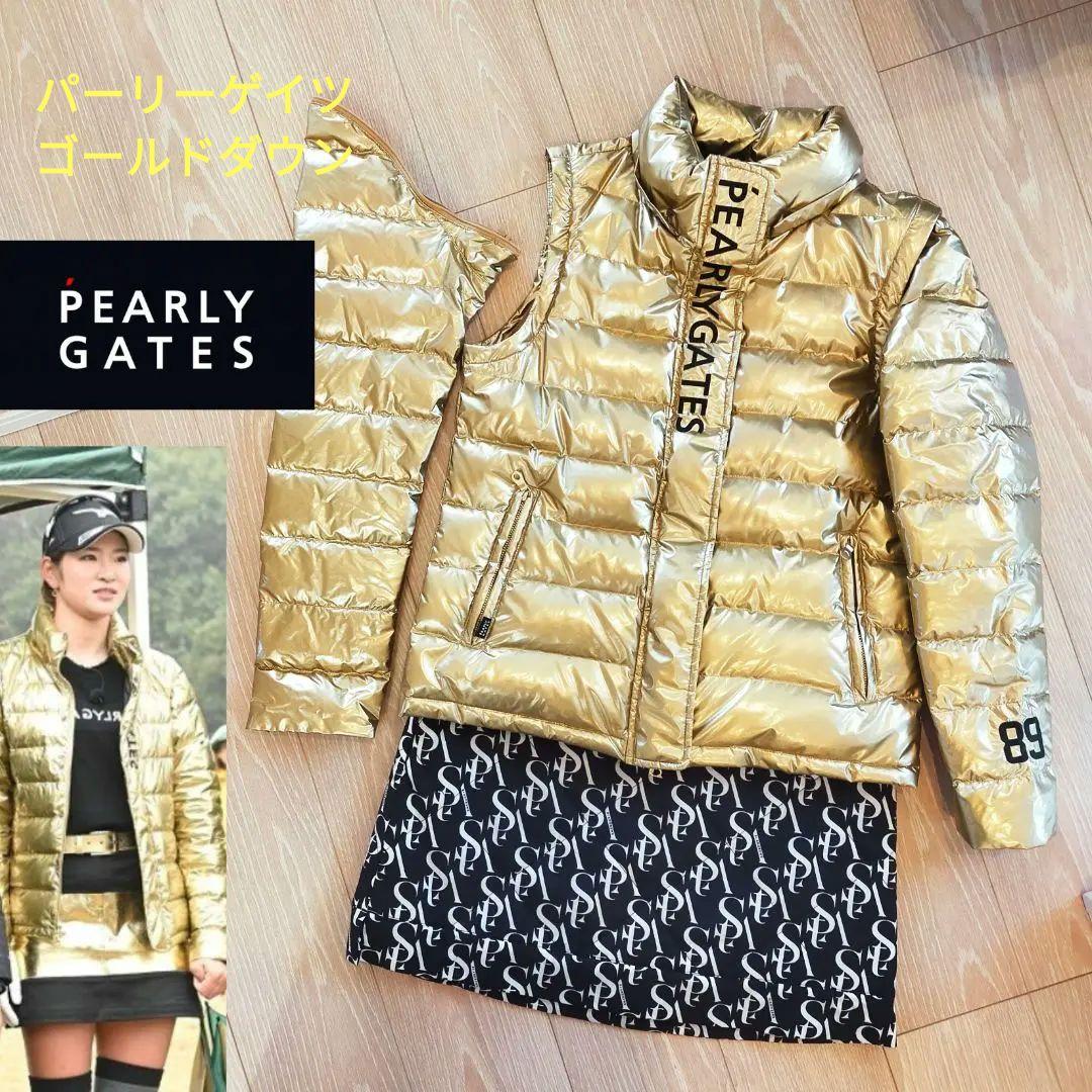 新品未使用 パーリーゲイツ ゴルフ アウター ダウン レディース