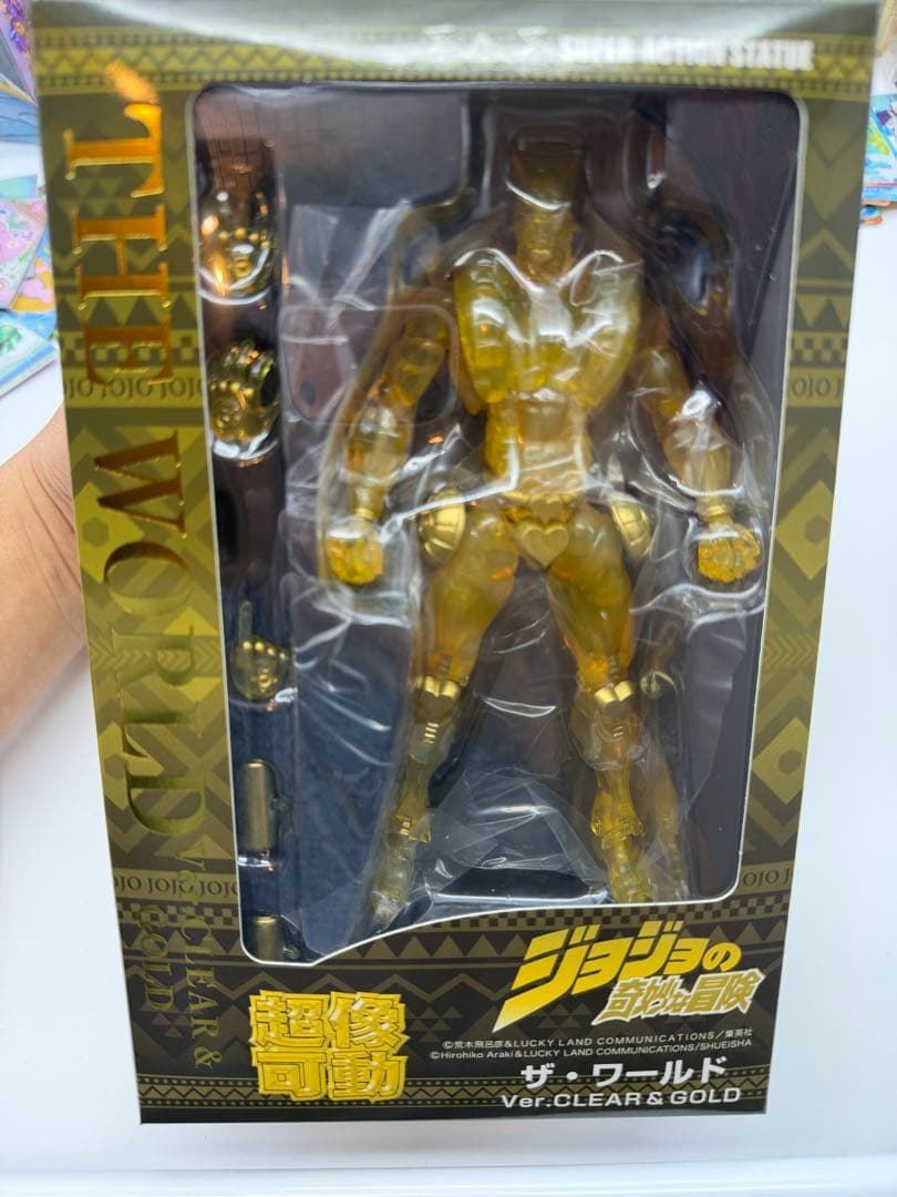 WF 2026 冬 限定 ジョジョ 超像可動 ザ・ワールド CLEAR&GOLD - メルカリ