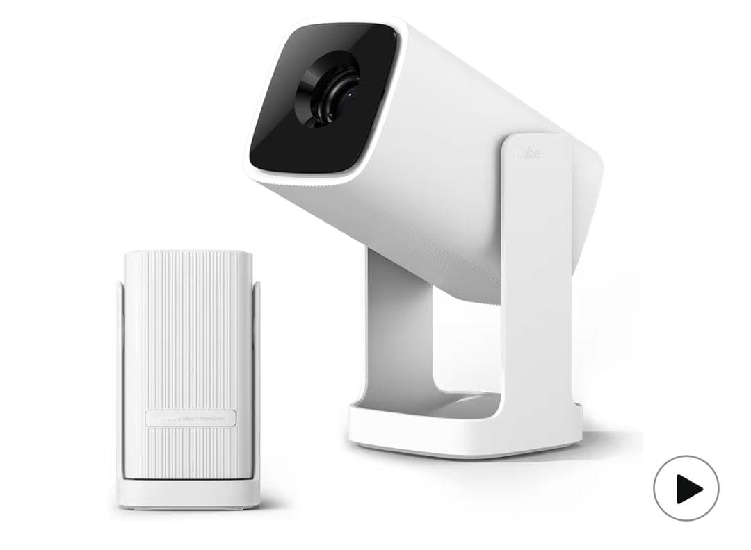 最新モデル　Wanbo Cube 1 Android TV 11.0搭載 Wanbo Cube 1: Portable Android TV 11 Projector with 360° Gimbal