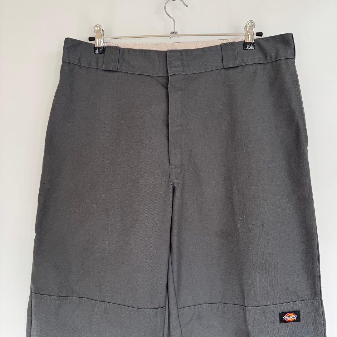 Dickies ダブルニー ワークパンツ W36 グレー ビンテージ古着 - メルカリ