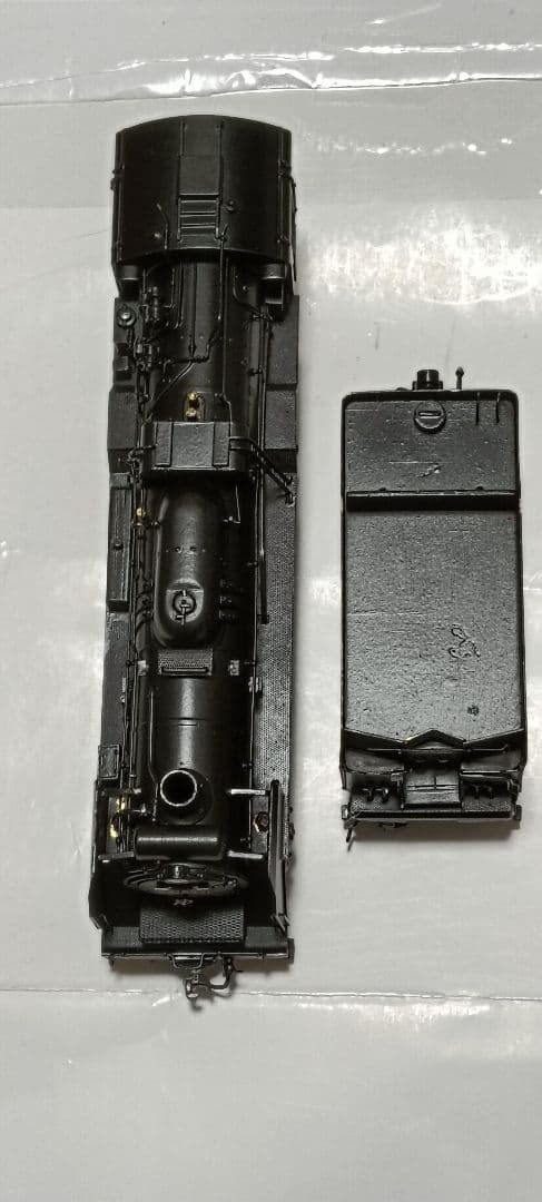 HOゲージ アダチ D51蒸気機関車、改造あり、モーター交換、メンテナンス済