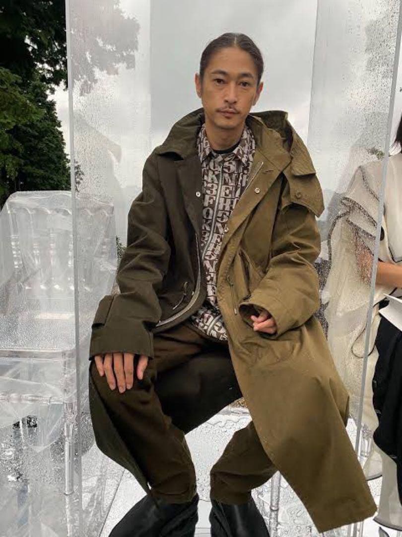 <年末大幅値下>sacai x Ten C モッズステンカラードッキングコート 年末大幅値下>sacai x Ten C モッズステンカラードッキングコート