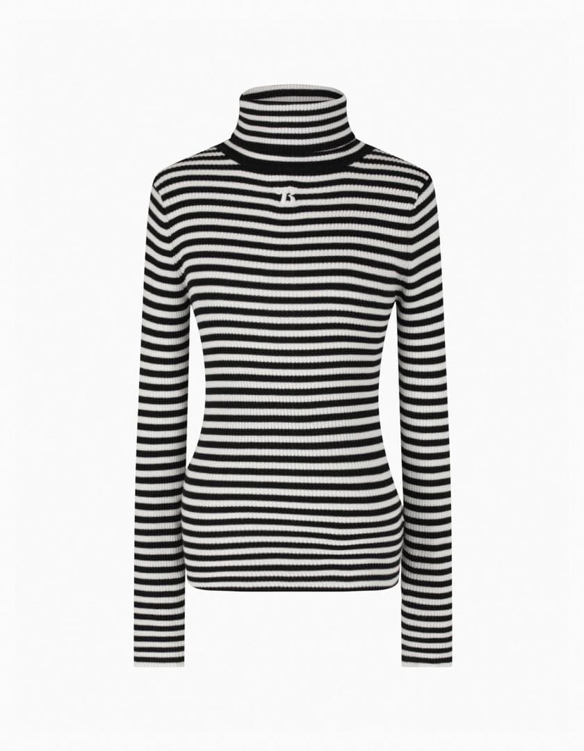 トップス Bibiy. B. TURTLE KNIT BLACK BIBIY. MADE | B. TURTLE KNIT BLACK｜Bibiy.