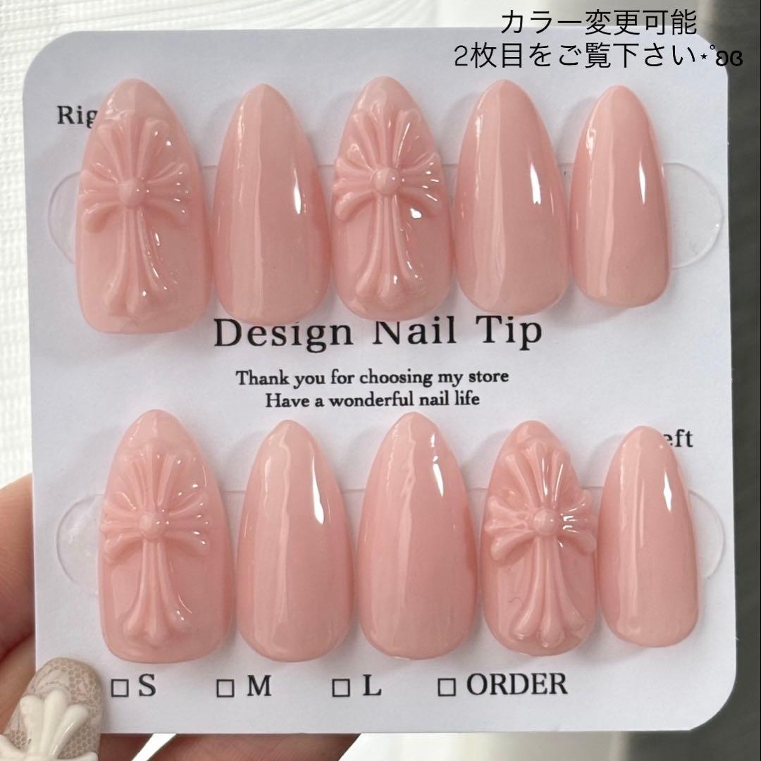 No.8 ネイルチップ 十字架 Y2K シズニ ウィッシュコア - メルカリ