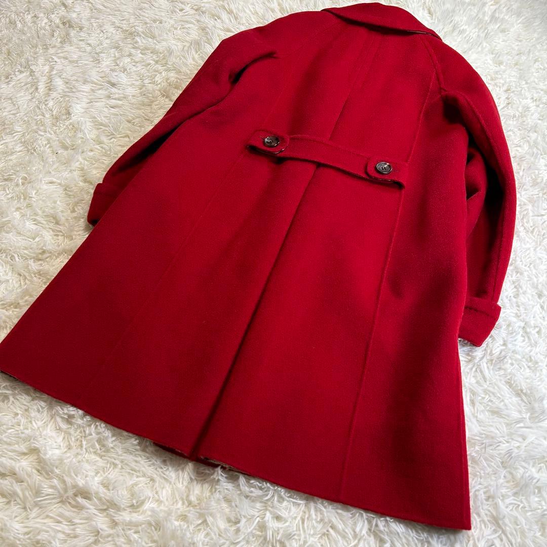 バーバリーロンドン カシミヤ ダブルフェイス ロングコート ノバ