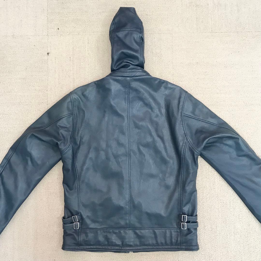 カドヤ レザージャケット 3L ライダース ブラック ロックキャップ