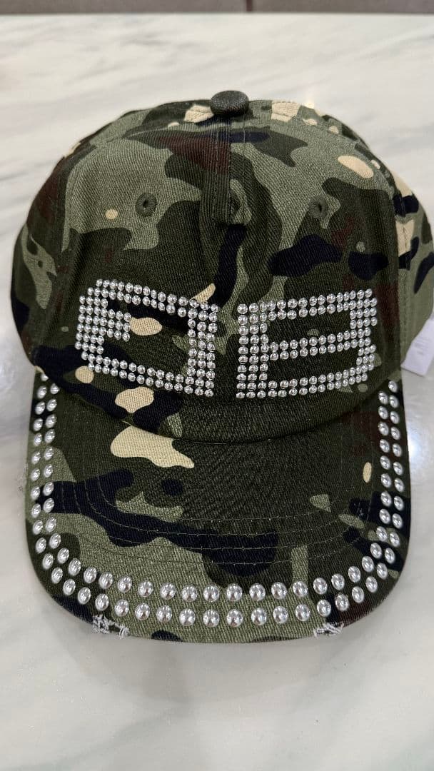 BEEDEN BD スタッズ ダメージキャップ マルチカラー 未使用 迷彩#15