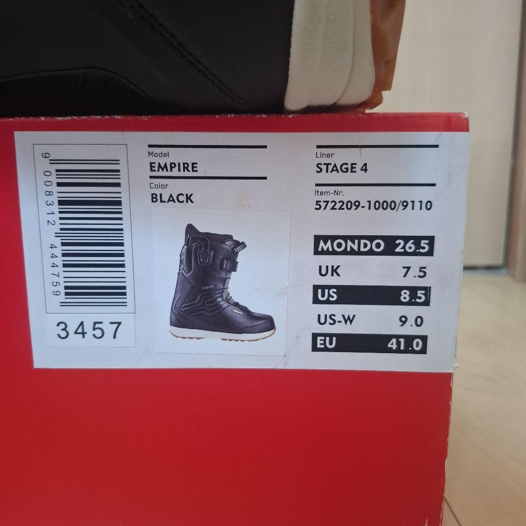 ディーラックス エンパイア 26.5cm スノーボード ブーツ
