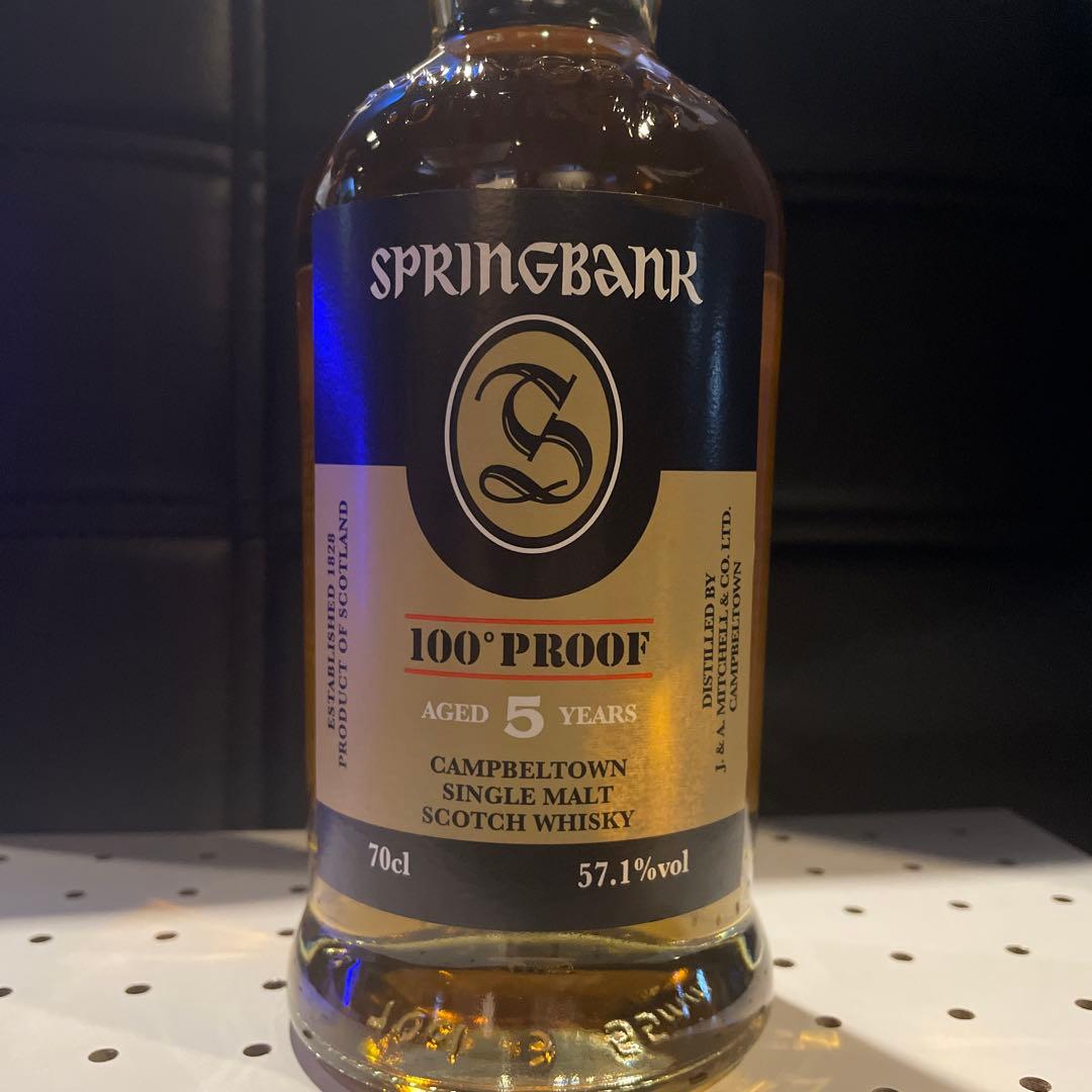 SPRINGBANK 100°PROOF 5年 Springbank 5yo 100º Proof — Dramface