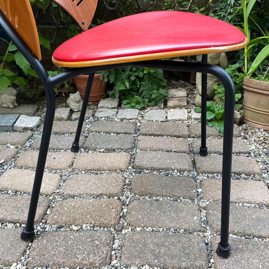 デンマーク フレデリシア 椅子 ナナディツエル 赤 ウェグナー 北欧