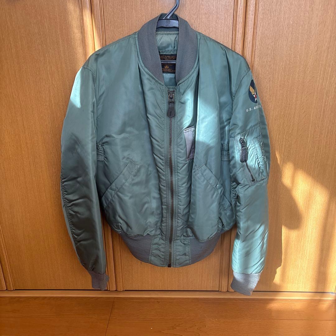 ALPHA MA-1 フライトジャケット M オリーブグリーン Alpha Industries（アルファ・インダストリーズ） アルファ ライト MA
