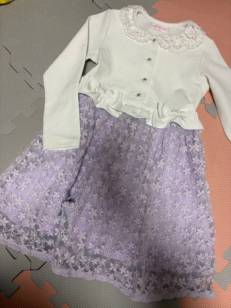 メゾピアノ ワンピース120 - メルカリ