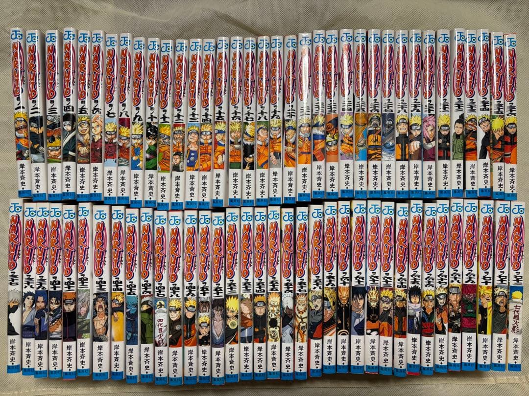 モ*キ様 ナルト全巻セット　1〜72巻　外伝付き ナルト 全巻 セット 全72巻 naruto 外伝 岸本 斉史 全巻セット 表紙