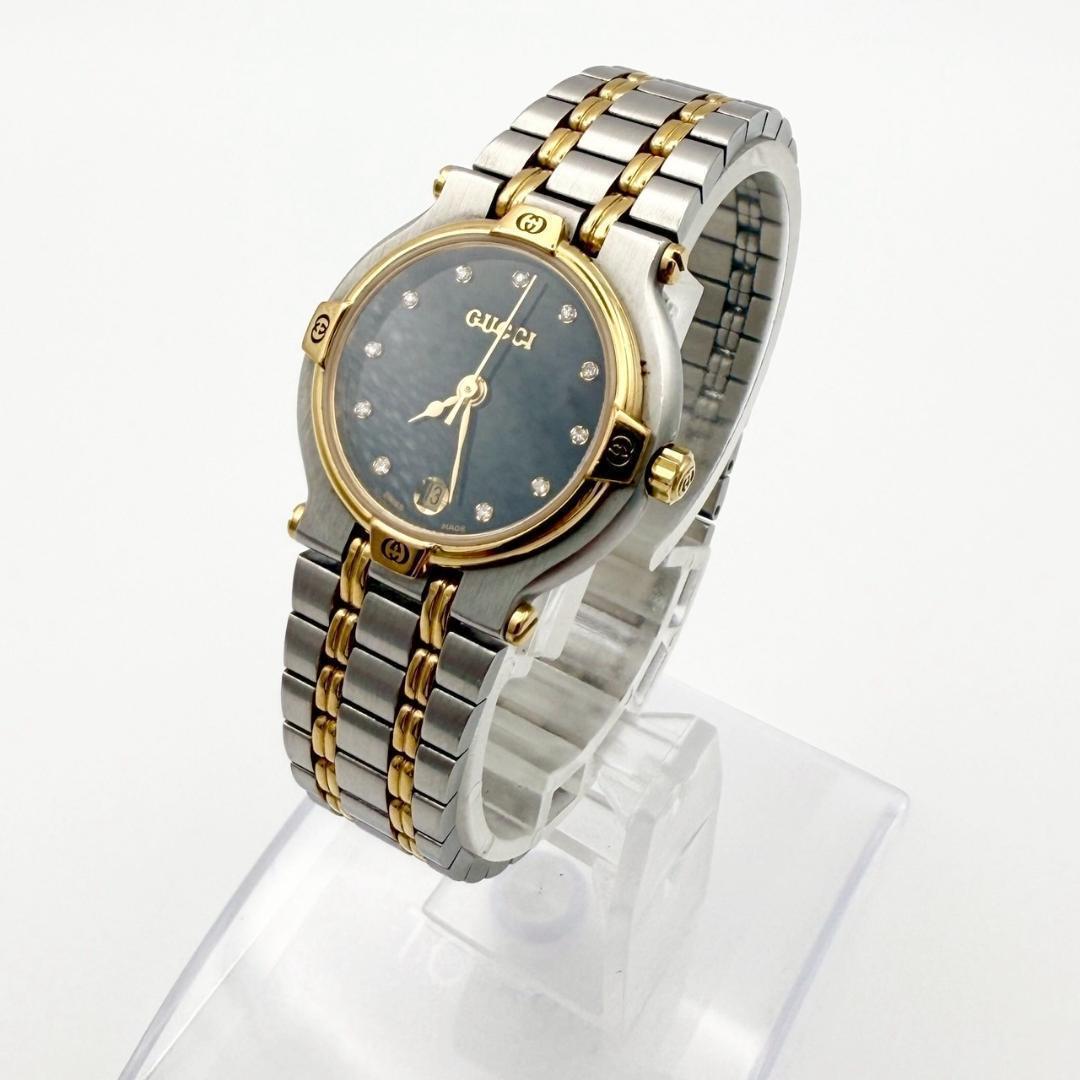 762☆超美品☆ GUCCI 9000L レディース 腕時計 ダイヤ 希少 - メルカリ