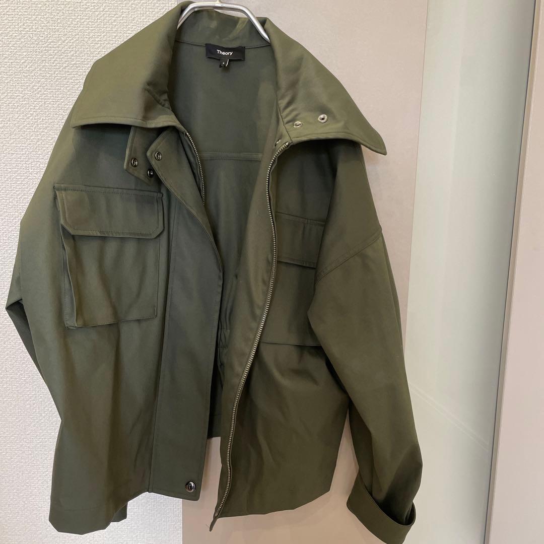 Theory Essential Twill Belt Cargo ジャケット