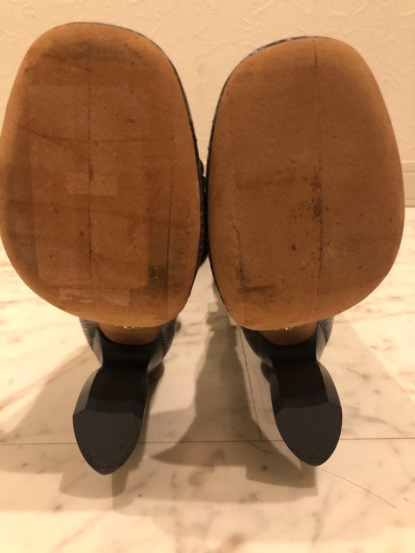 合馬公式アカウント1 様専用】 PRADA ロングブーツ - メルカリ