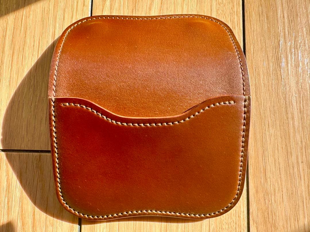 美品】ラストクロップス タング シェルコードバン バーボンカラー