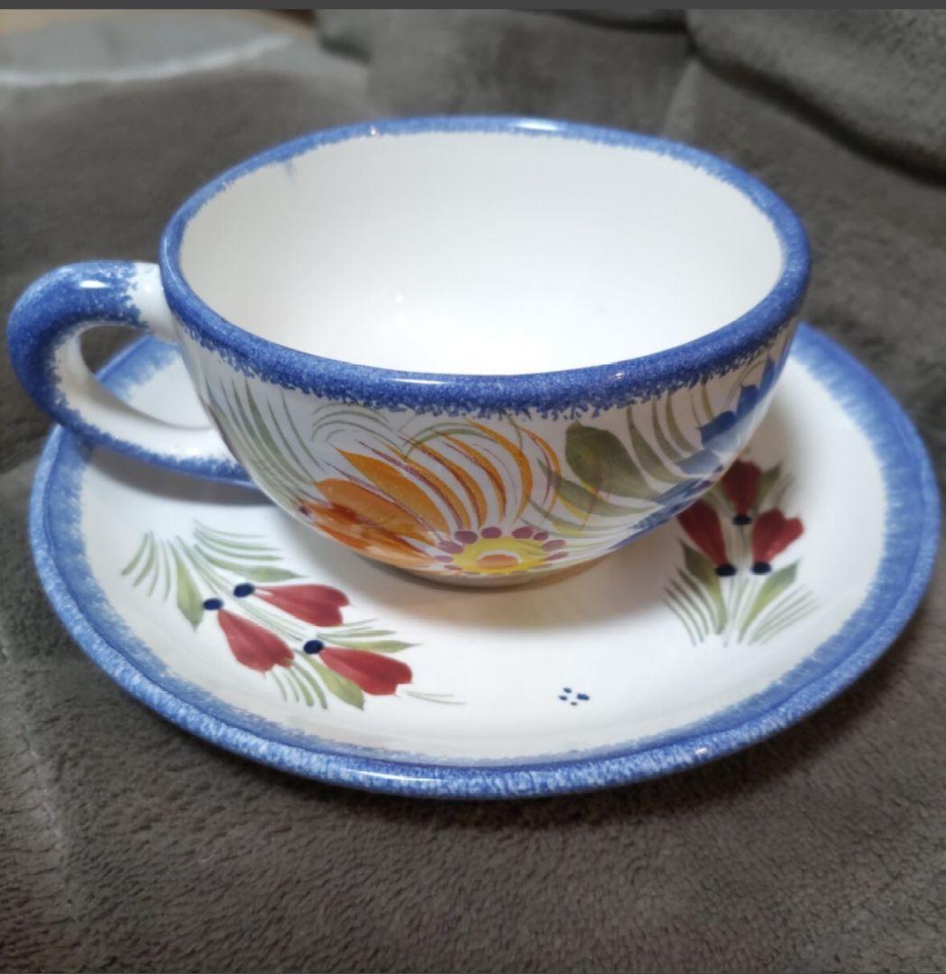 フランス アンリオ・カンペールHENRIOT QUIMPER カップ＆ソーサー