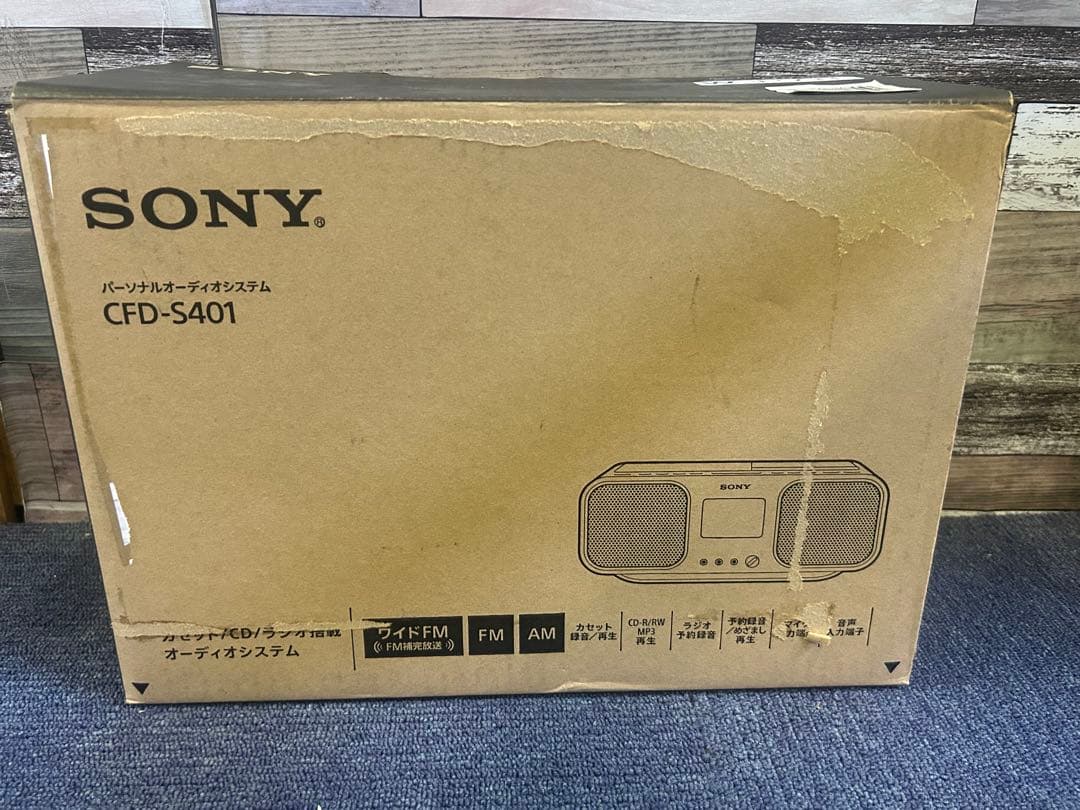 未使用 CFD-S401 パーソナルオーディオシステム CD ラジオ カセット CFD-S401 | ラジオ／CDラジオ・ラジカセ | ソニー