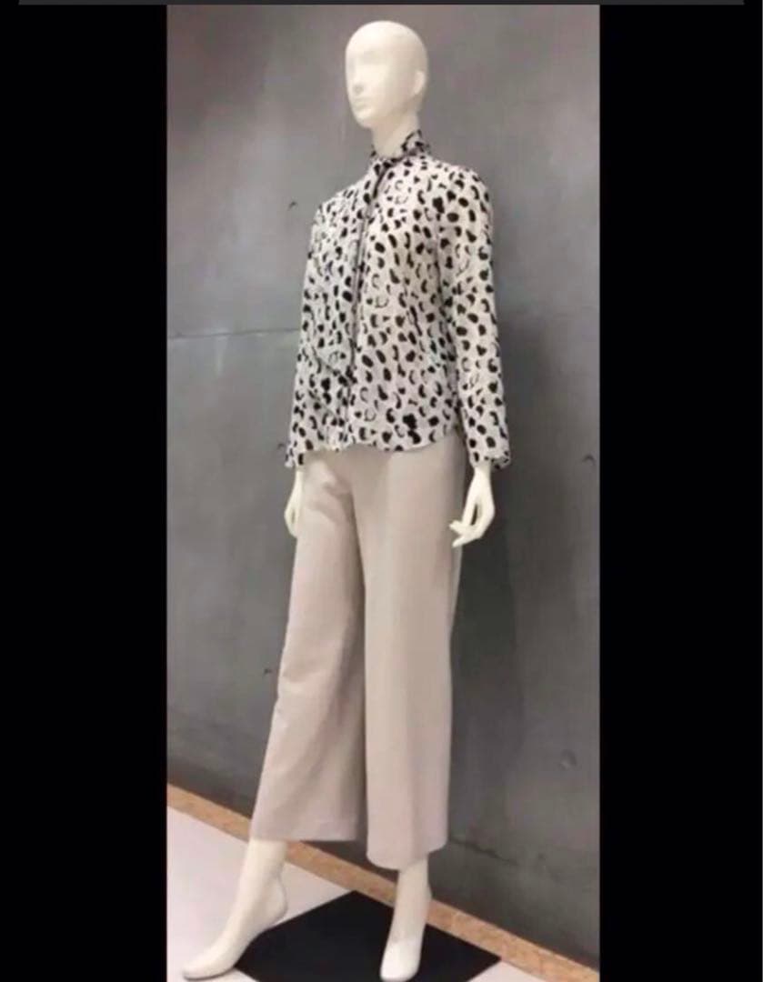 セオリーリュクス 長袖アイボリーウォッシャブルブラウス38