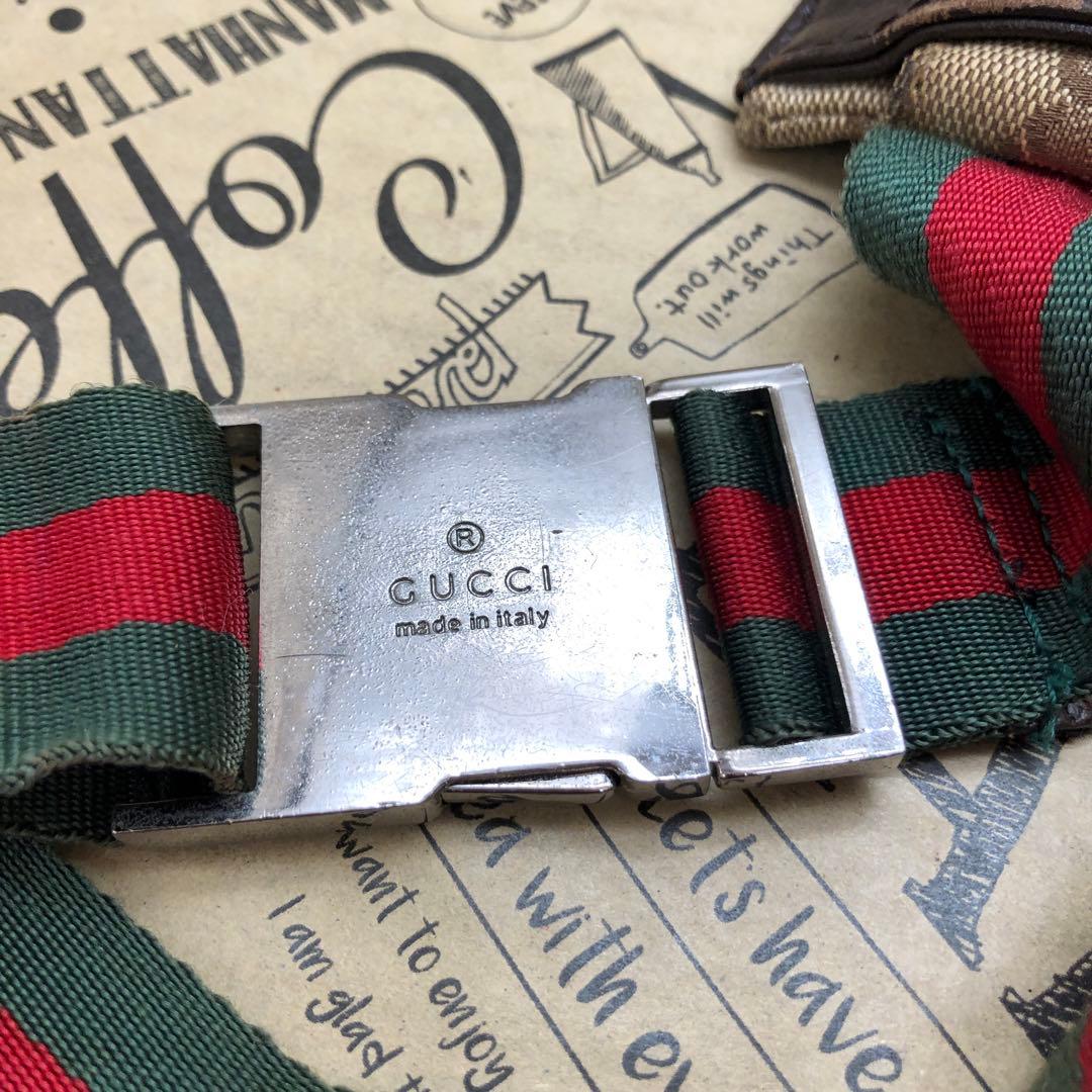 グッチ GG柄 シェリーライン ボティー バッグ キャンバス S3124 - メルカリ