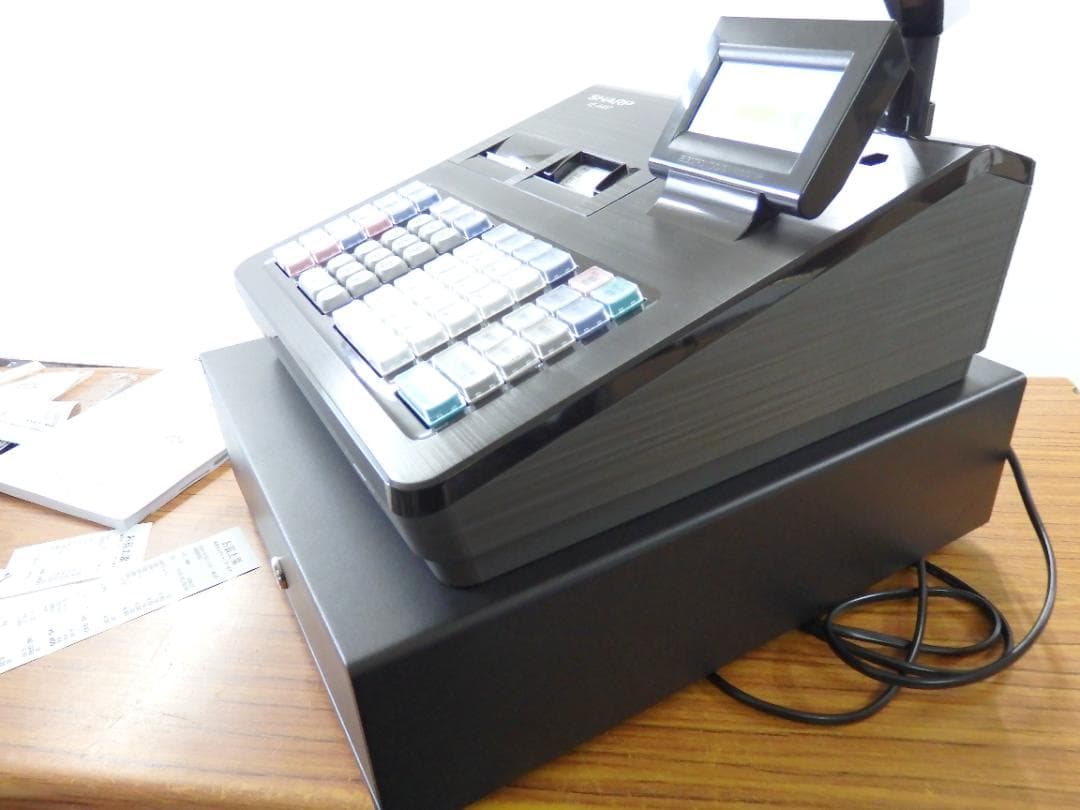4220 美品 設定無料 SHARP XE-A407 レジスター オートカッター - メルカリ