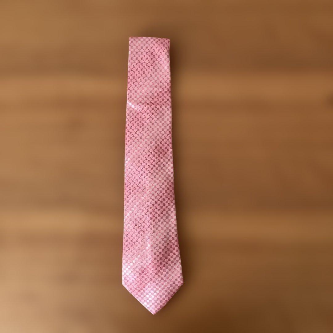 ☆ー嬉ーうれし様専用☆ Louis Vuitton ピンク ネクタイ - メルカリ