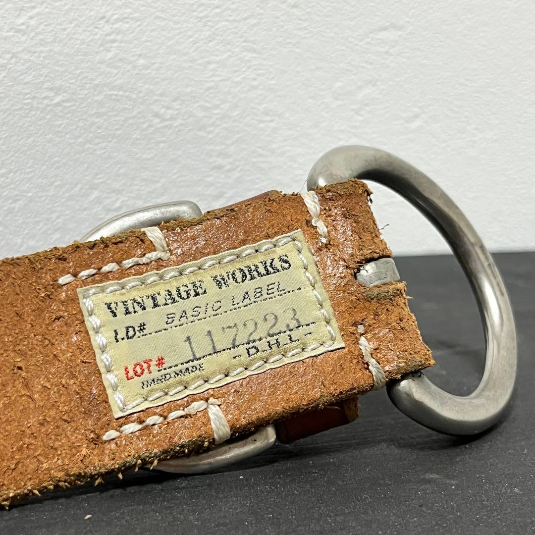 《Vintage Works》リングレザーベルト 117223