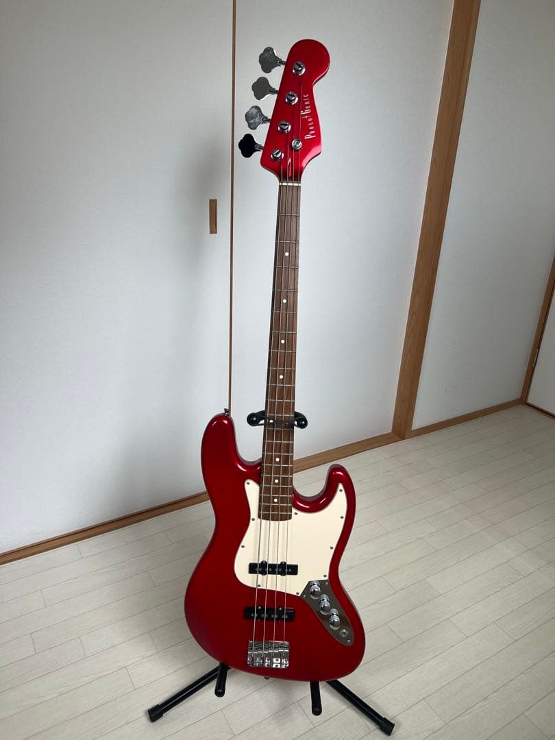 PhotoGenic エレキベース レッド Amazon | PhotoGenic フォトジェニック エレキベース ジャズベース