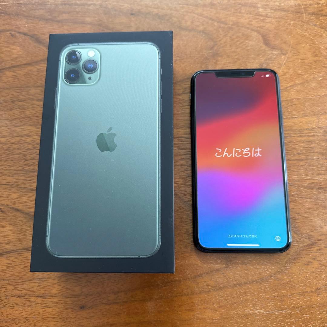 iPhone11 pro max ミッドナイトグリーン