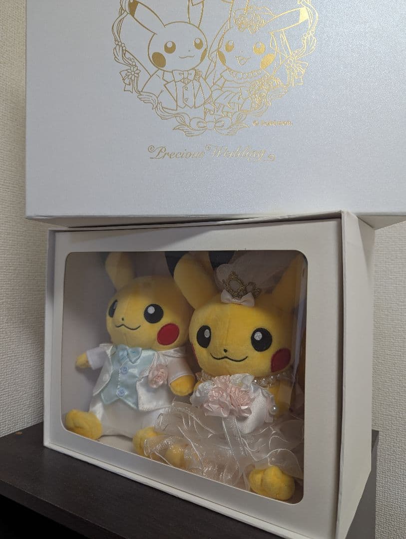 ピカチュウ ウェディングドール 2体セット ポケモン ブライダル 華やか
