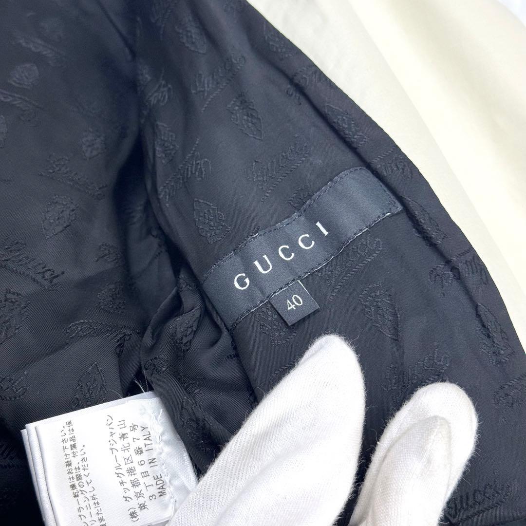 グッチ トムフォード期 ナイロン トレンチコート ヘップバーン型