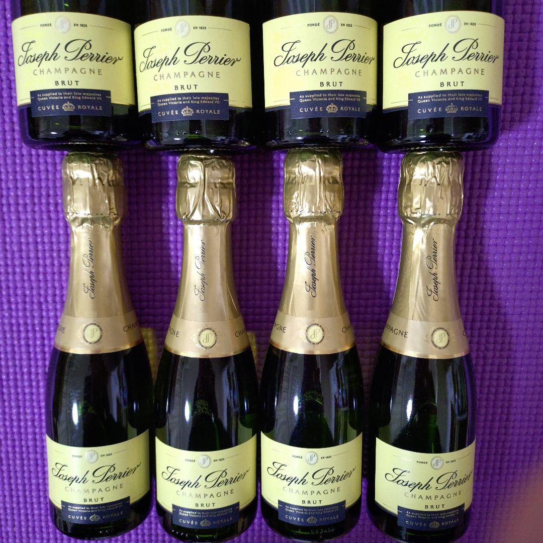 新品未開封)JALファーストクラス「ジョセフペリエ」シャンパン200ml×8