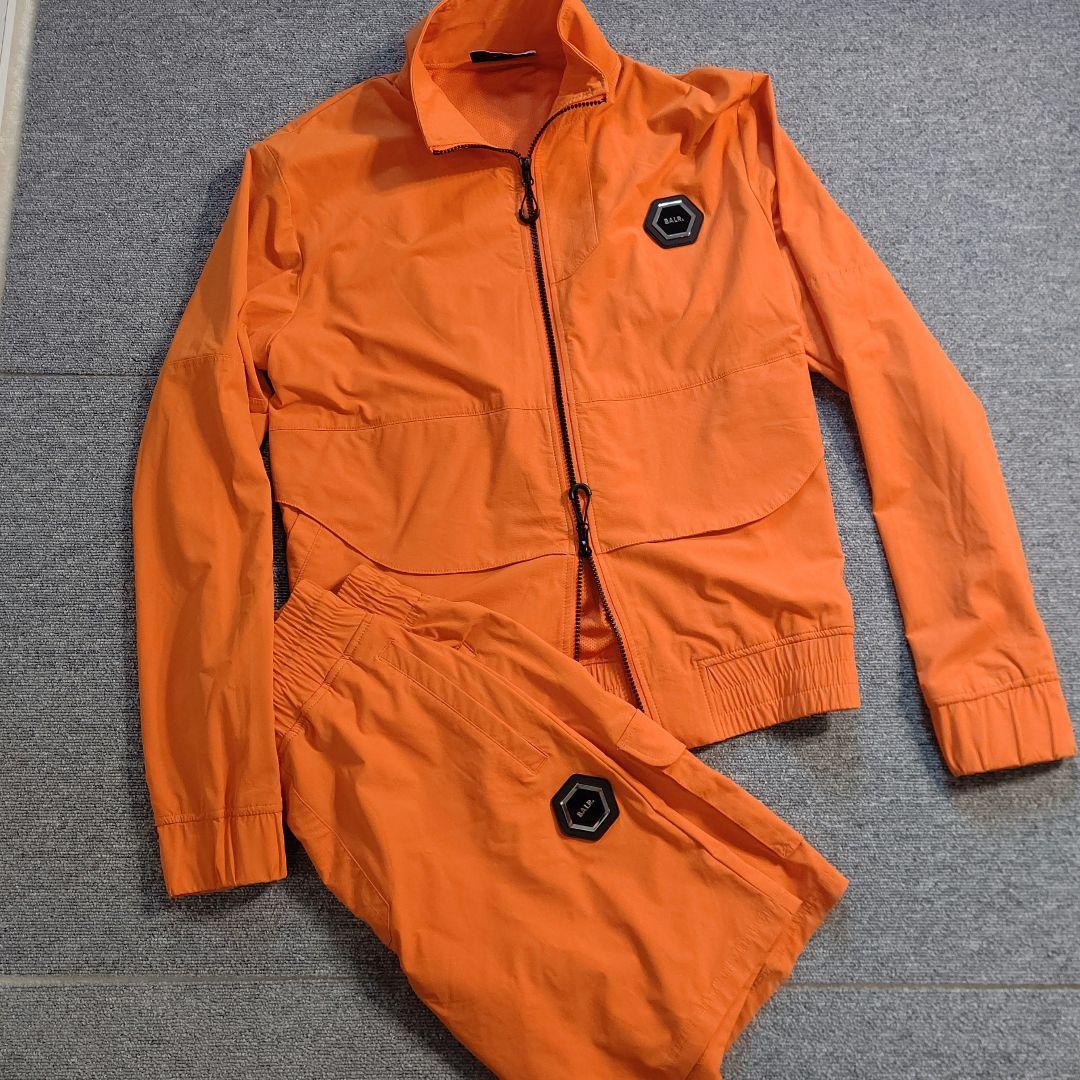 BALR. オレンジ ナイロントラックジャケット　セットアップ　美品 BALR.（ボーラー）の「Tech Windbreaker（ナイロンジャケット）」 - WEAR