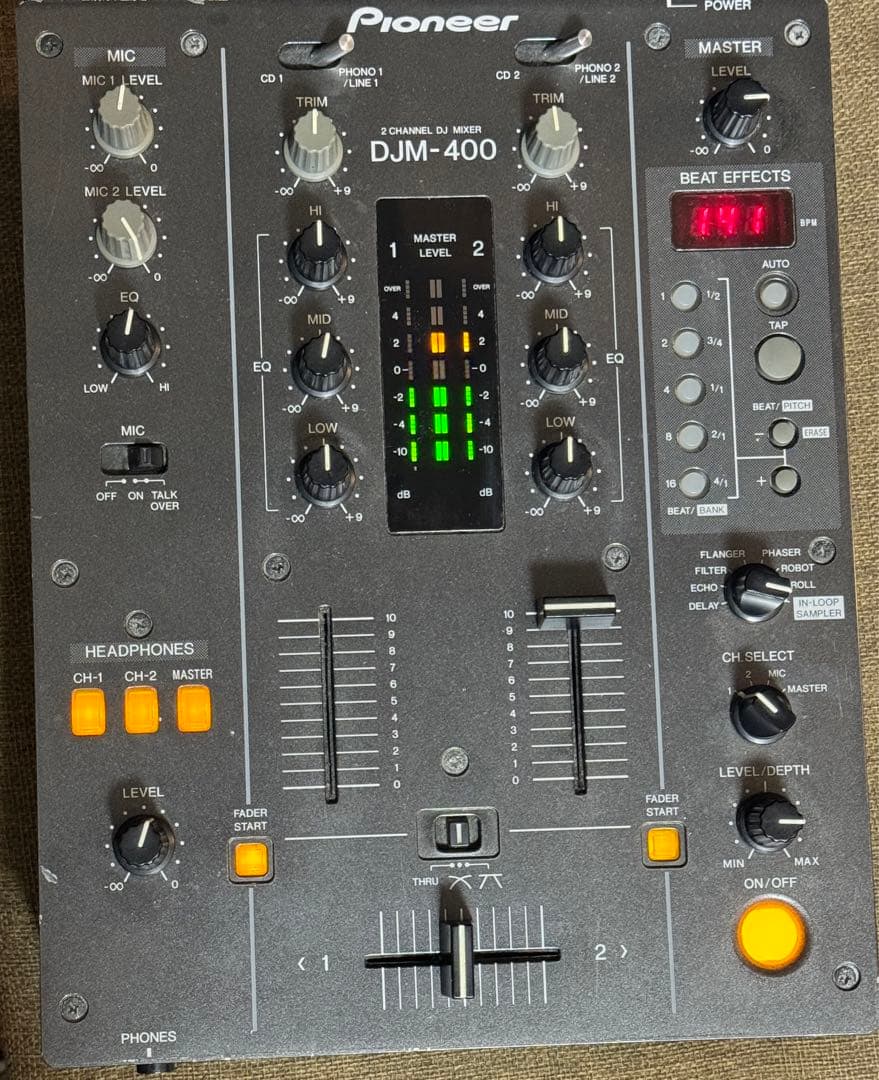 Pioneer DJM-400 ミキサー 2channel DJ mixer DJM-400 (archived) 2-channel effects mixer (black) - Pioneer DJ