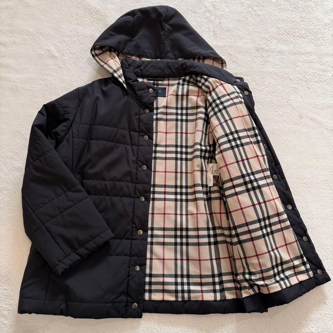 バーバリーロンドン キルティングジャケット ノバチェック メッシュ 3L