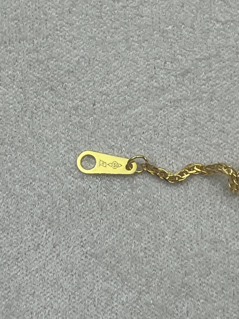 K18 ゴールド チェーンネックレス 2.00g