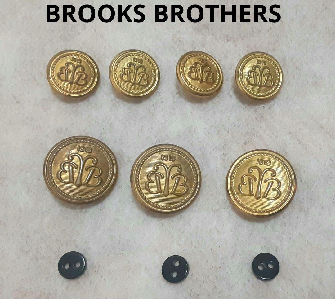 80s ブルックスブラザーズ ブレザー用 金ボタン 替え - メルカリ
