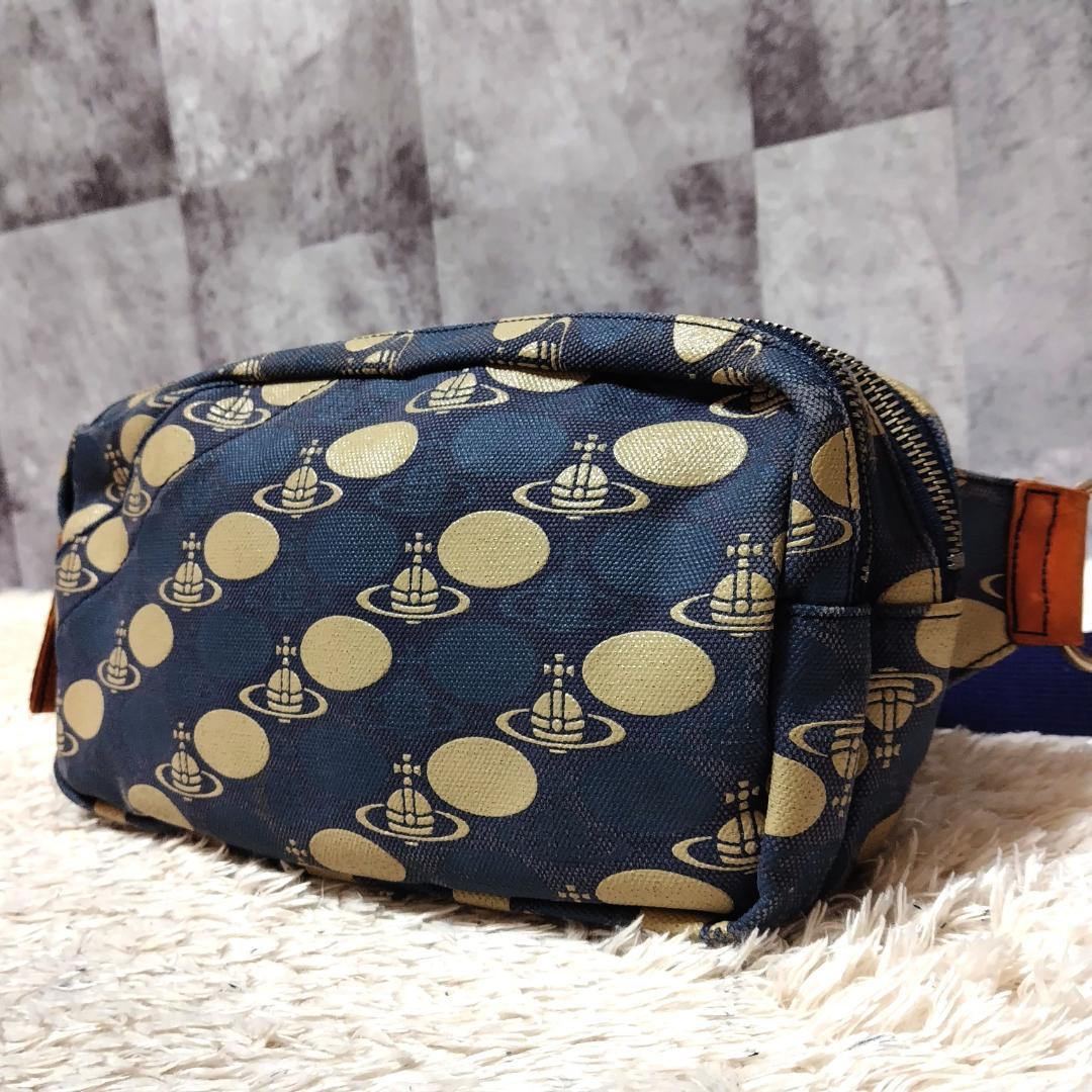 ヴィヴィアンウエストウッド ウエストバッグ/ボディバッグ キャンバス